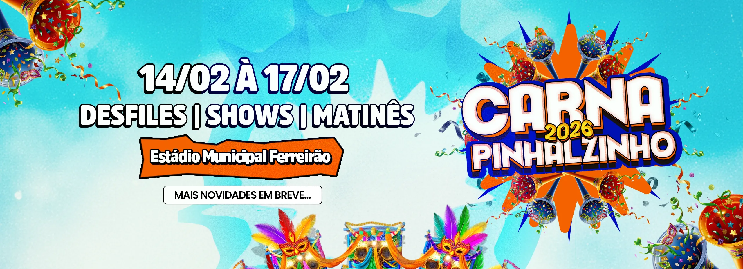 O Carna 2026 Pinhalzinho está chegando!