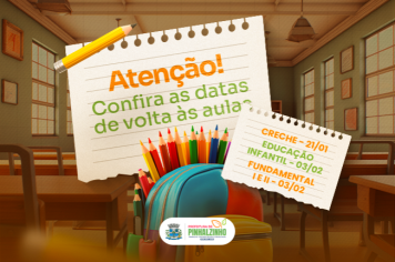 O retorno às aulas está chegando! 
