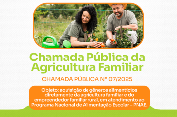 CHAMADA PÚBLICA Nº 07/2025