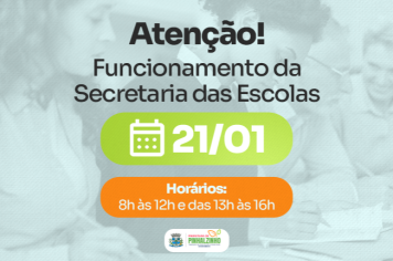 Funcionamento das Secretarias das Escolas 