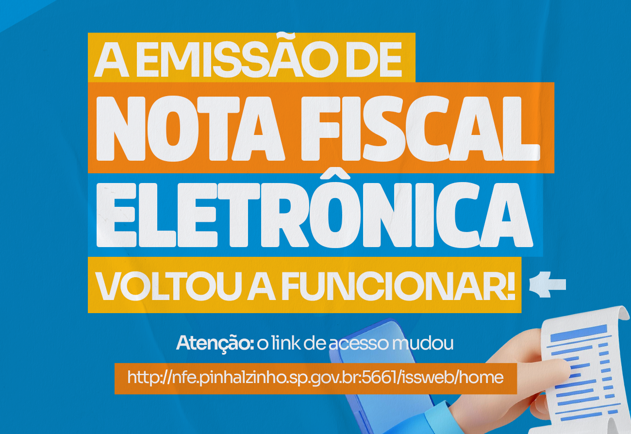A emissão de Nota Fiscal Eletrônica voltou a funcionar!
